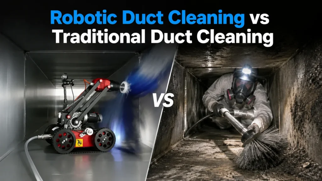 Why Robotic Duct Cleaning Is Better Than Traditional Duct Cleaning