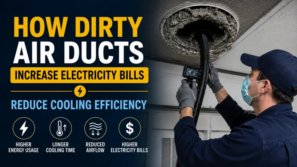 How Dirty Air Ducts Increase Electricity Bills