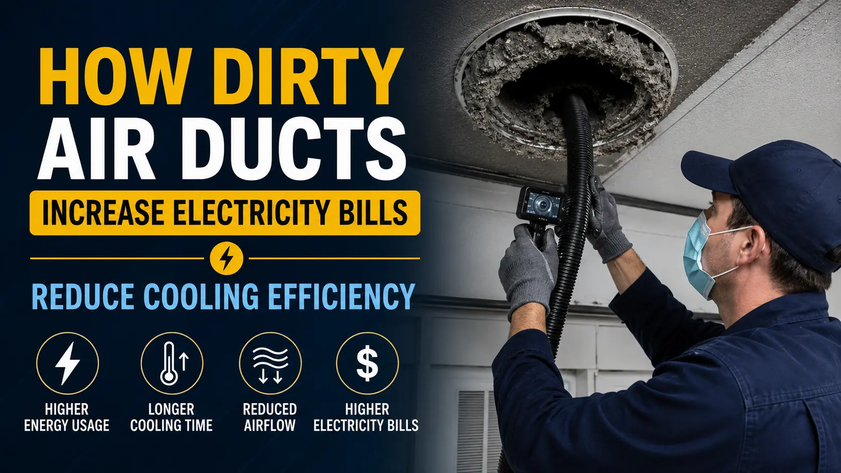 How Dirty Air Ducts Increase Electricity Bills and Reduce Cooling Efficiency