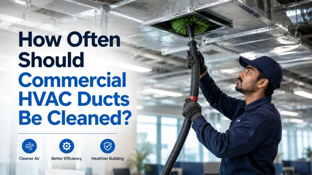 How Often Should Commercial HVAC Ducts Be Cleaned